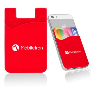 Promotional Smartphone Silicone Card Wallet