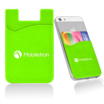 Promotional Smartphone Silicone Card Wallet