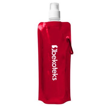 16 Oz Folding Roll-Up Water Bottle