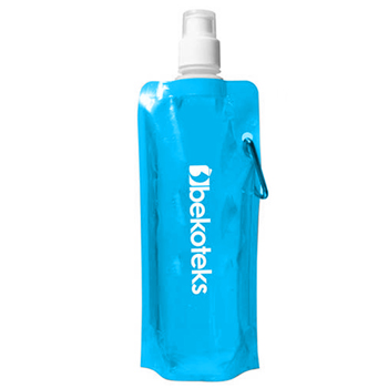 16 Oz Folding Roll-Up Water Bottle