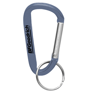 Aluminum Carabiner With Split Key Ring