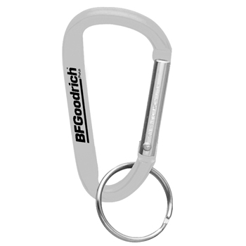 Aluminum Carabiner With Split Key Ring