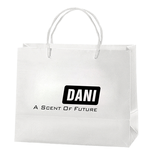 Personalized Matte Shopping Paper Bags