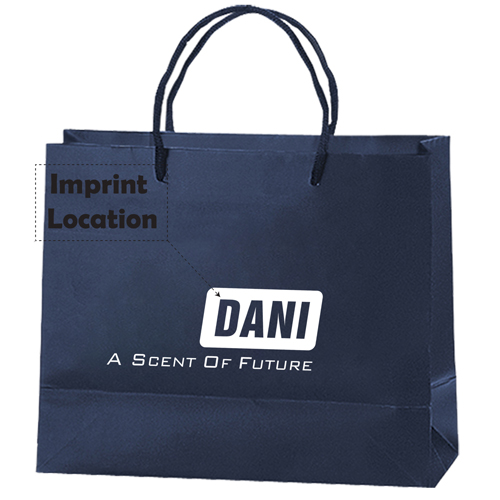 Personalized Matte Shopping Paper Bags