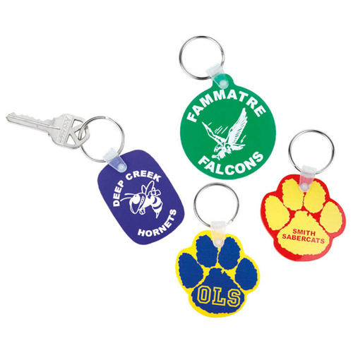 Custom Shape Vinyl Soft Key Tag