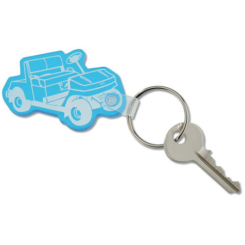 Custom Shape Vinyl Soft Key Tag