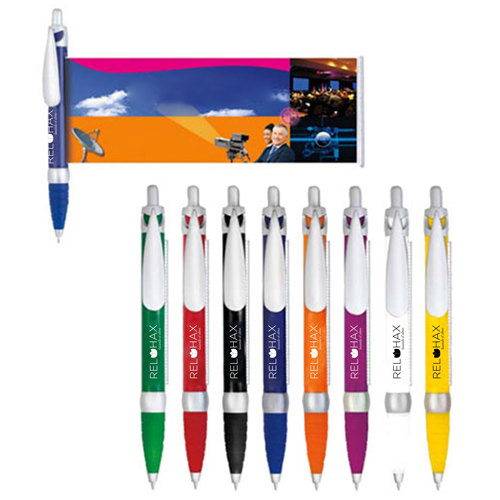 Retractable Ballpoint Banner Pen