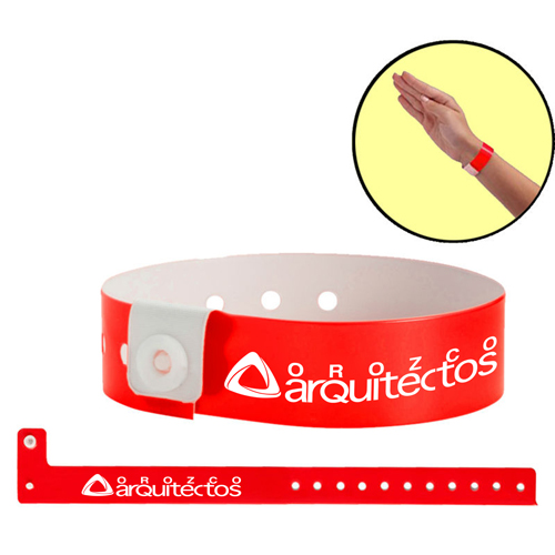 Fashion Disposable Vinyl ID Wristband 