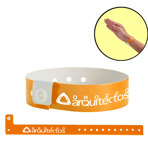 Fashion Disposable Vinyl ID Wristband 