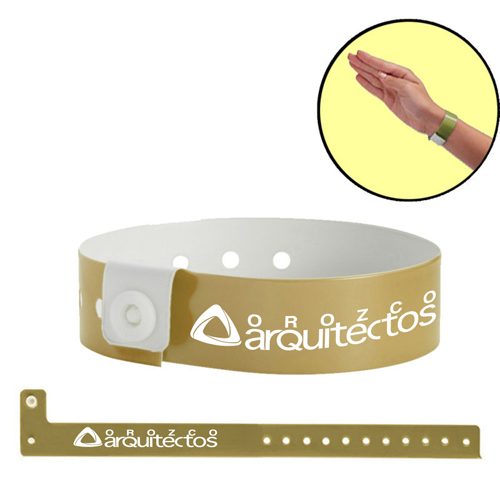 Fashion Disposable Vinyl ID Wristband 