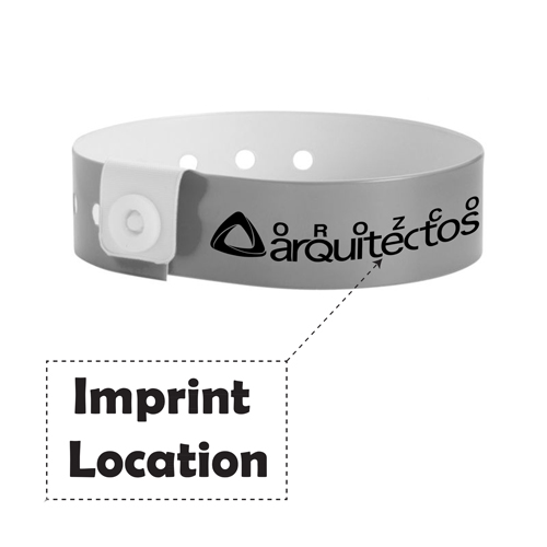 Fashion Disposable Vinyl ID Wristband 