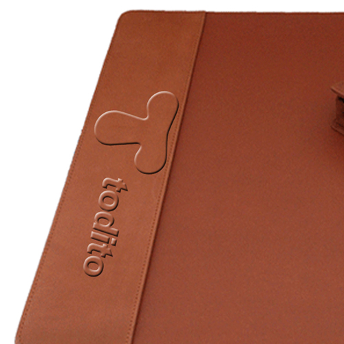 Five-Piece Leather Desk Pad Set