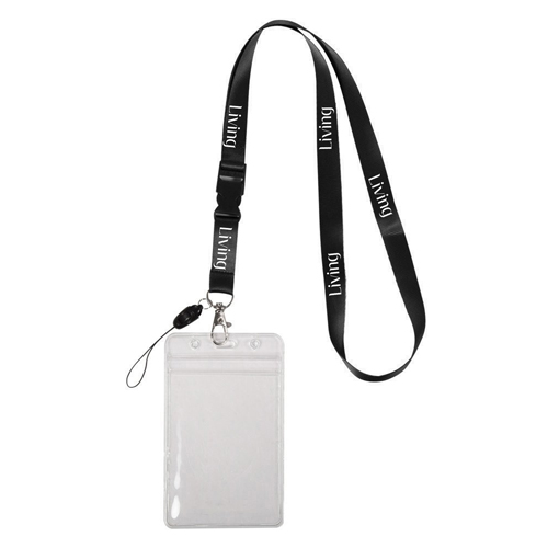 Detachable Buckle Swivel J Hook Lanyard 