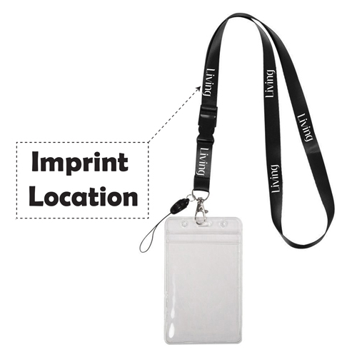 Detachable Buckle Swivel J Hook Lanyard 