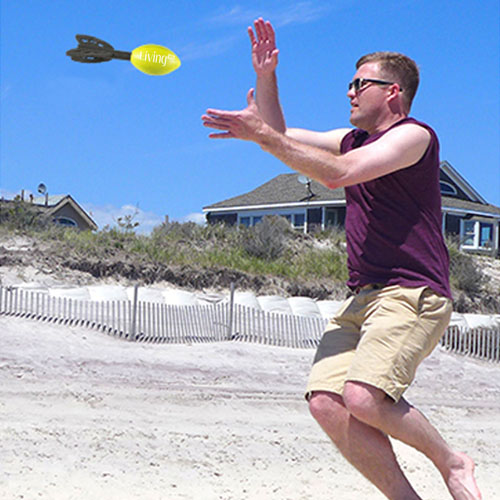 Rugby Ball Shaped Mini Foam Rocket 