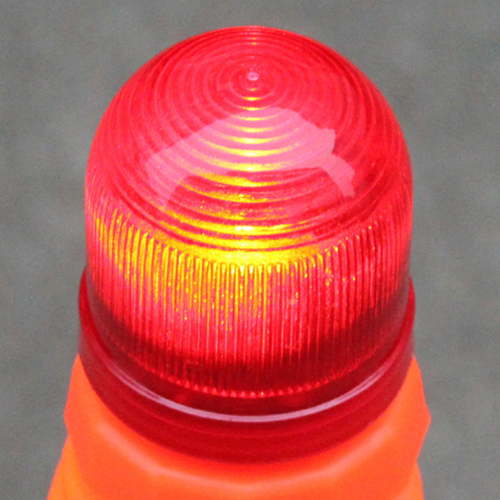 Reflective Folding Road Cone With Top Light 