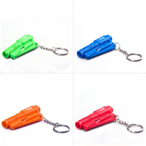 Emergency 3 In 1 Mini Car Window Breaker Keychain 