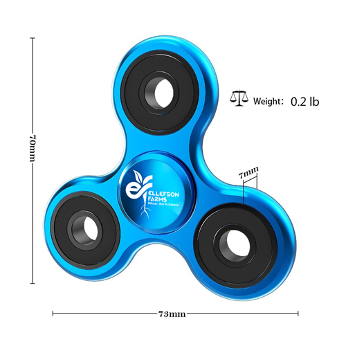 Custom Metal Aluminum Fidget Spinner