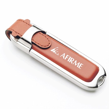 2GB Leather Flash Drive