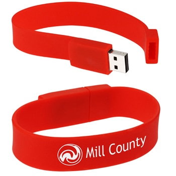 2GB Wristband USB Flash Drive