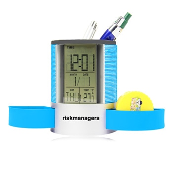 Nimble Multifunction Pen Holder Clock