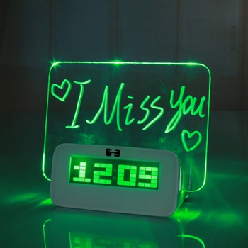 Message Board Clock With USB Hub