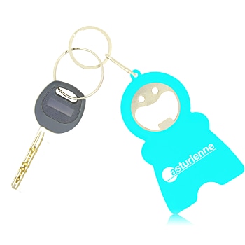 Smile Keychain Opener Light With Tape Measure