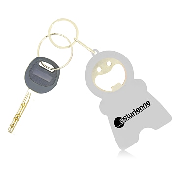 Smile Keychain Opener Light With Tape Measure