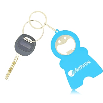 Smile Keychain Opener Light With Tape Measure