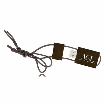 1GB Eco Wooden Flash With Lanyard