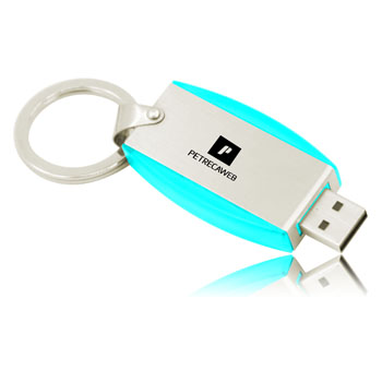 4GB Deluxe Keyring Flash Drive