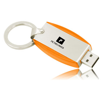 4GB Deluxe Keyring Flash Drive