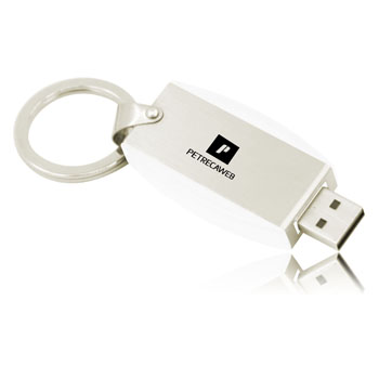 4GB Deluxe Keyring Flash Drive