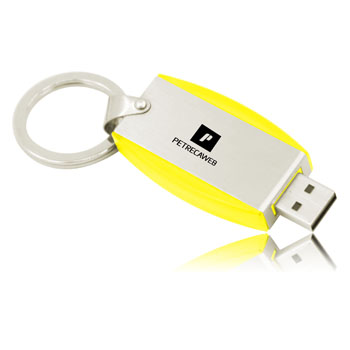 4GB Deluxe Keyring Flash Drive