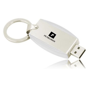 4GB Deluxe Keyring Flash Drive