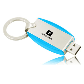 4GB Deluxe Keyring Flash Drive