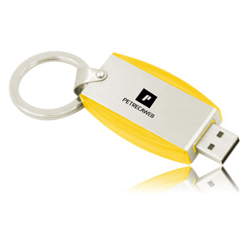 4GB Deluxe Keyring Flash Drive