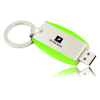 4GB Deluxe Keyring Flash Drive