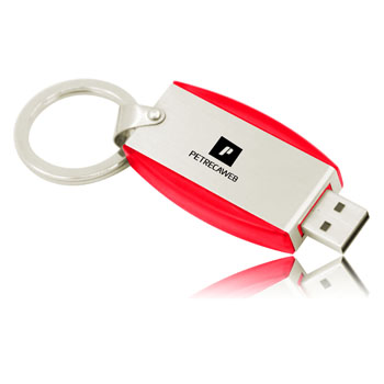 16GB Deluxe Keyring Flash Drive