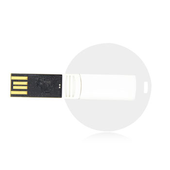 4GB Flat Round Flash Drive