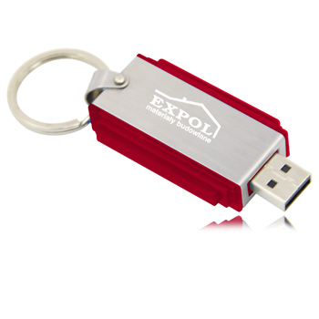 2GB Retractable USB Flash Drive