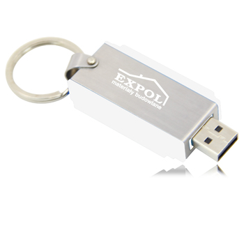 2GB Retractable USB Flash Drive