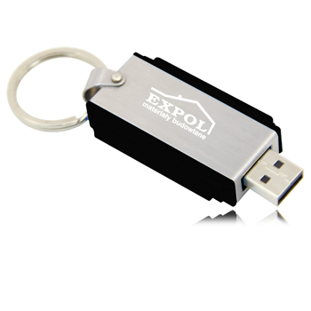 2GB Retractable USB Flash Drive