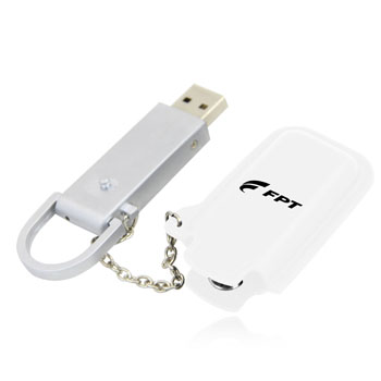 2GB Dashing Flash Drive With Leather Case