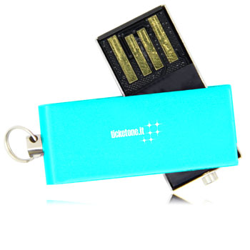 2GB Mini Rotate Metal Flash Drive