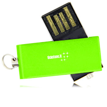 16GB Mini Rotate Metal Flash Drive