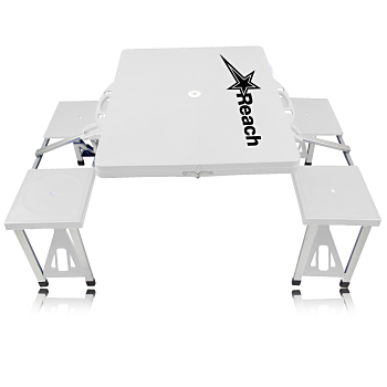 Portable Folding Table For 4