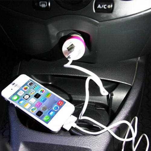 Dual USB Mini Car Charger 