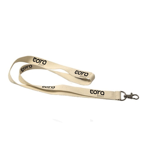 Eco Friendly Cotton Lanyard With Snap Hook 