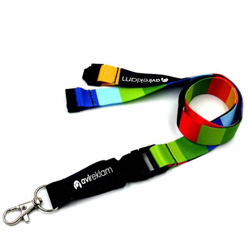 Safety Buckle Sublimation Lanyard 